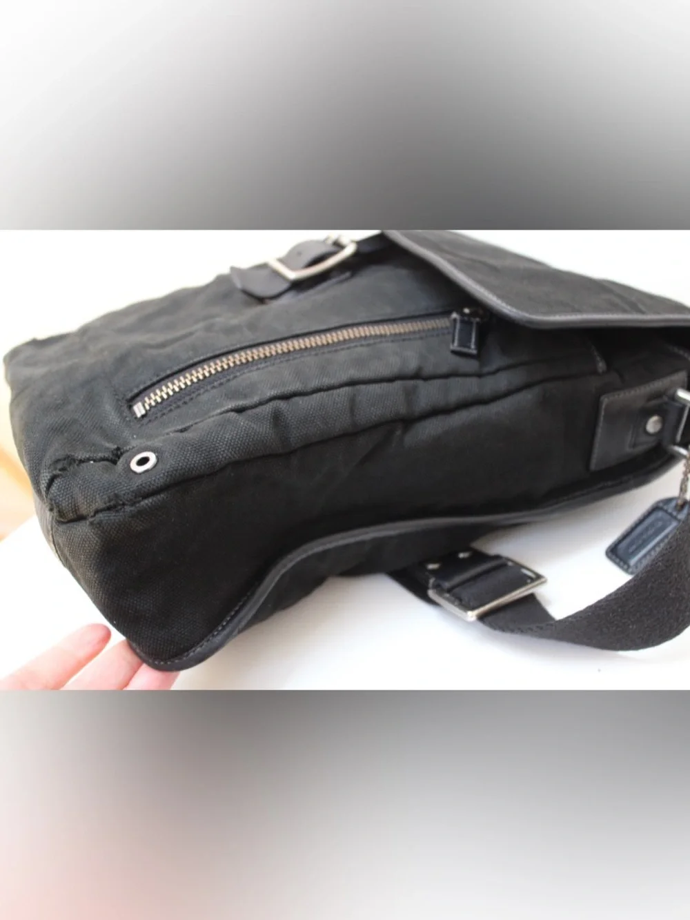 Vintage Coach messenger bag